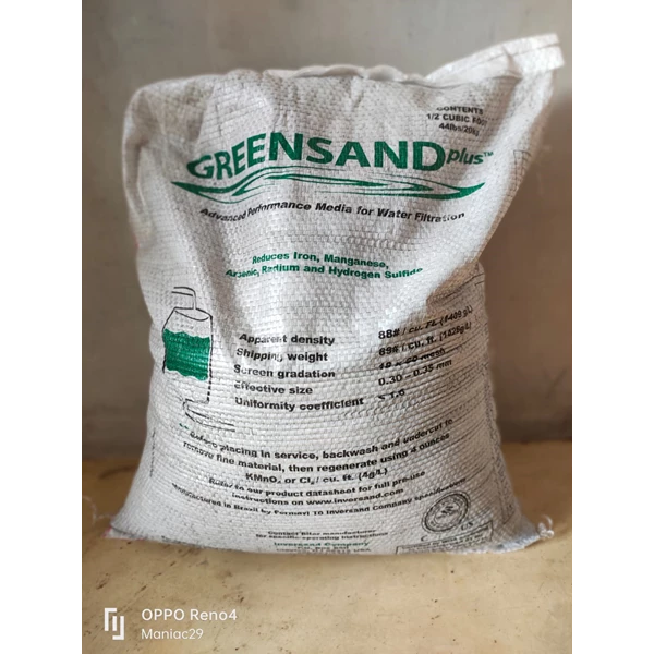Filter Media Manganese Oxide Greensand Plus